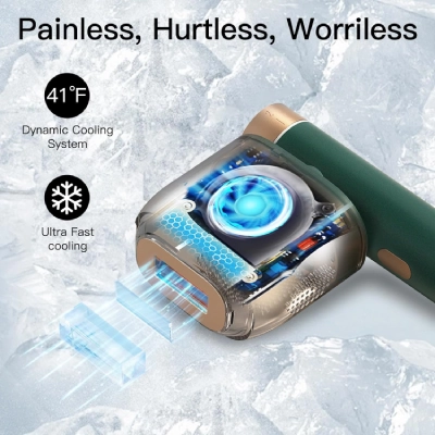 Poseidon laser hair removal device
