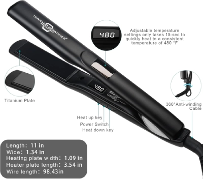 Tornado Curler 2 in 1 Hair Straightener and Curler